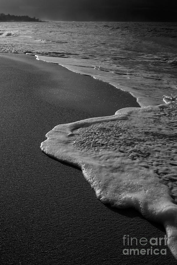 Waves on the beach Photograph by Edward Fielding