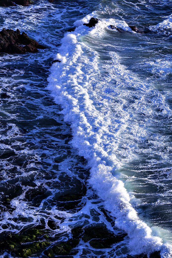 Beach Photograph - Waves Pacific Ocean by Garry Gay