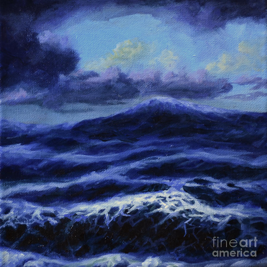 Waves Painting by Ric Nagualero