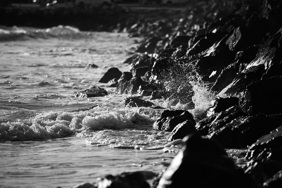 Waves Study 1 Photograph by D Scott Clark