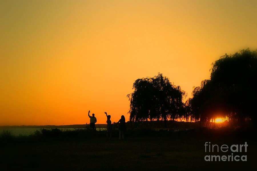 Sunset Photograph - Waving Goodbye by Aimelle Ml
