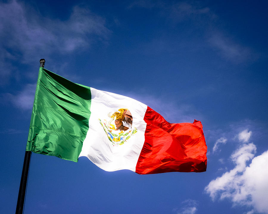 Waving the Mexican Flag Photograph by Mark Tisdale
