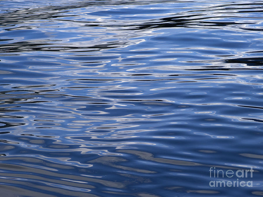 Abstract Photograph - Wavy Blue Sky  by Joseph Lim