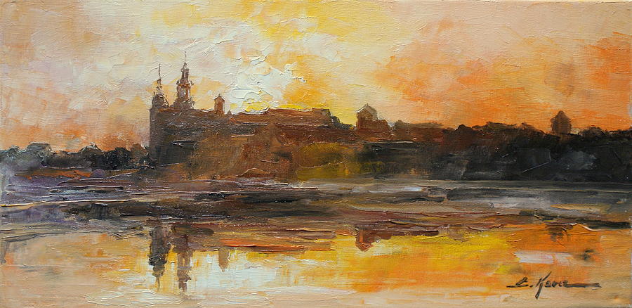Wawel impression - Poland Painting by Luke Karcz
