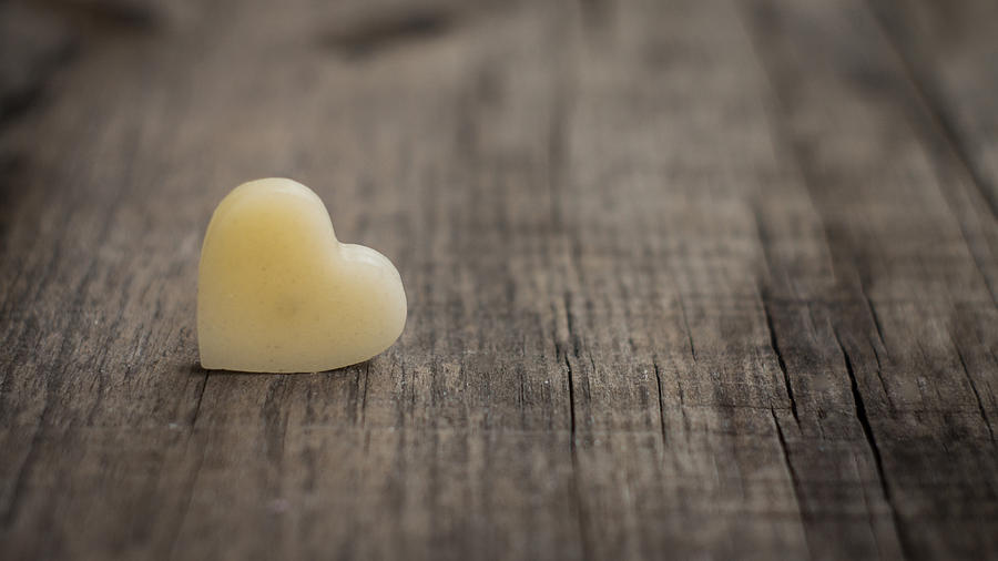 Vintage Photograph - Wax heart by Aged Pixel