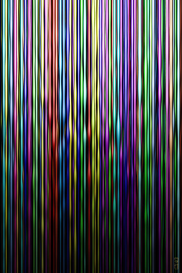 Waxy Lines Digital Art by Matthew Lindley