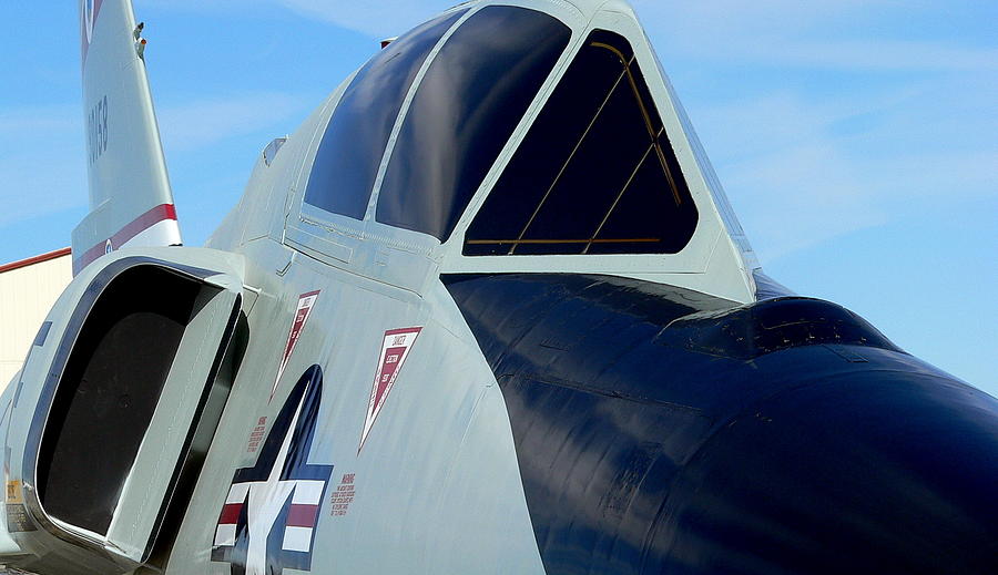 Way Cool Nose of Fighter Jet Photograph by Jeff Lowe