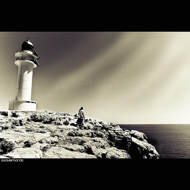 Lighthouse Photograph - Waypoint E-0251 #canon #travel #bnw by Xavier Borda