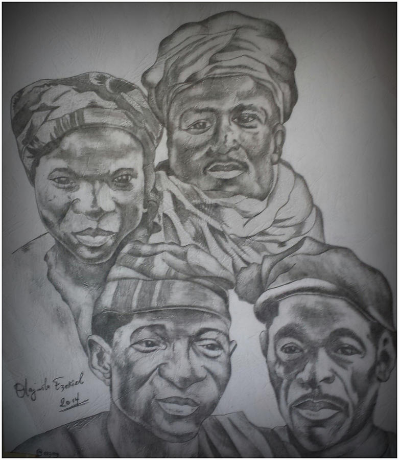 WAZOBIA United Nigeria Drawing by Olayiwola Ezekiel WAZOBIA United Nigeria Drawing by Olayiwola Ezekiel