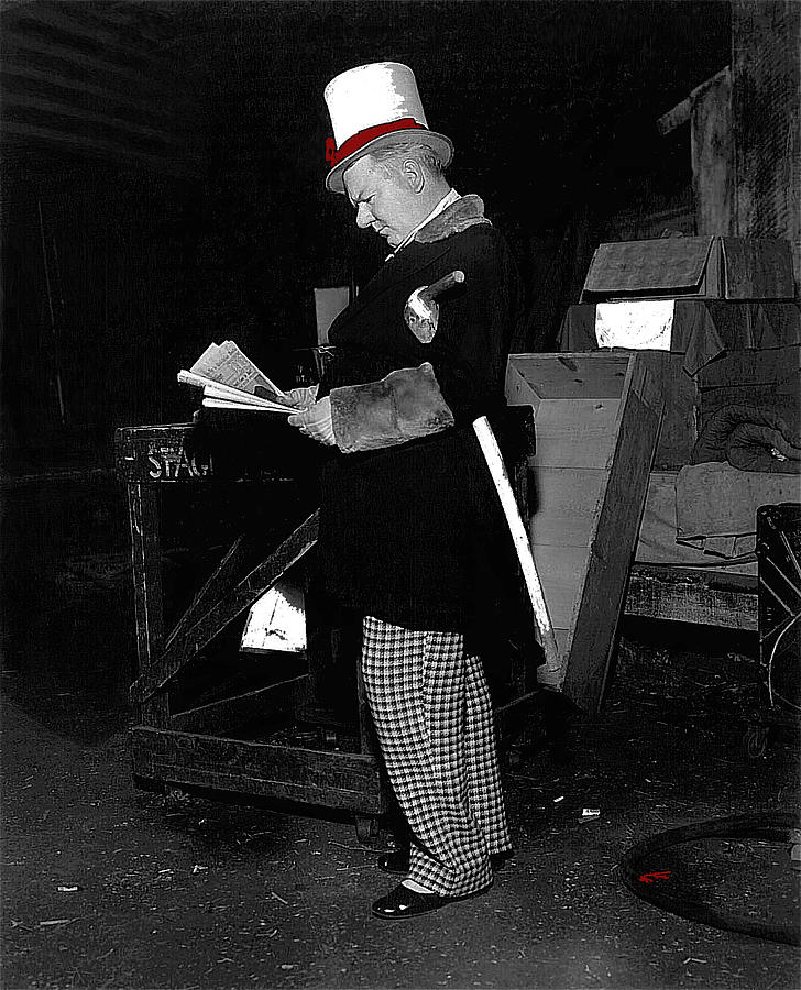 W.C. Fields backstage Poppy 1936-2013 Photograph by David Lee Guss