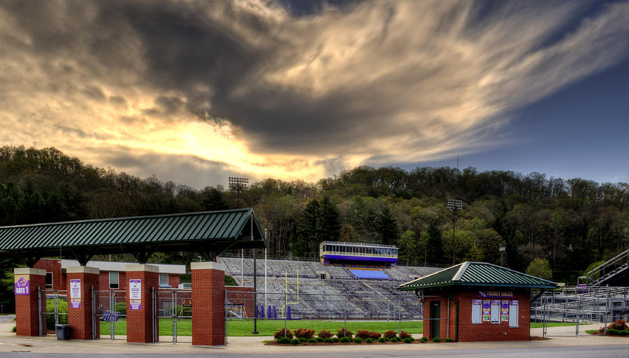 Western Carolina University Photograph - WCU Catamounts Football Stadium by Greg and Chrystal Mimbs
