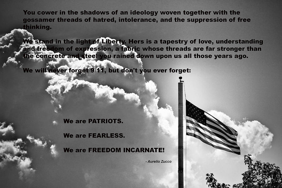 We Are Freedom Incarnate II Photograph by Aurelio Zucco