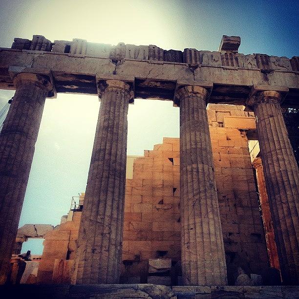 We Came, We Saw, We Conquered. Athens Photograph by Alexis Contos