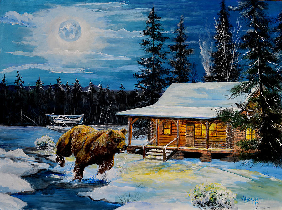 Nature Painting - We Have Company by Alvin Hepler