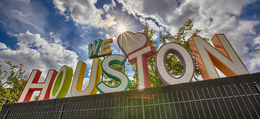 We Love Houston Photograph by Chris Multop