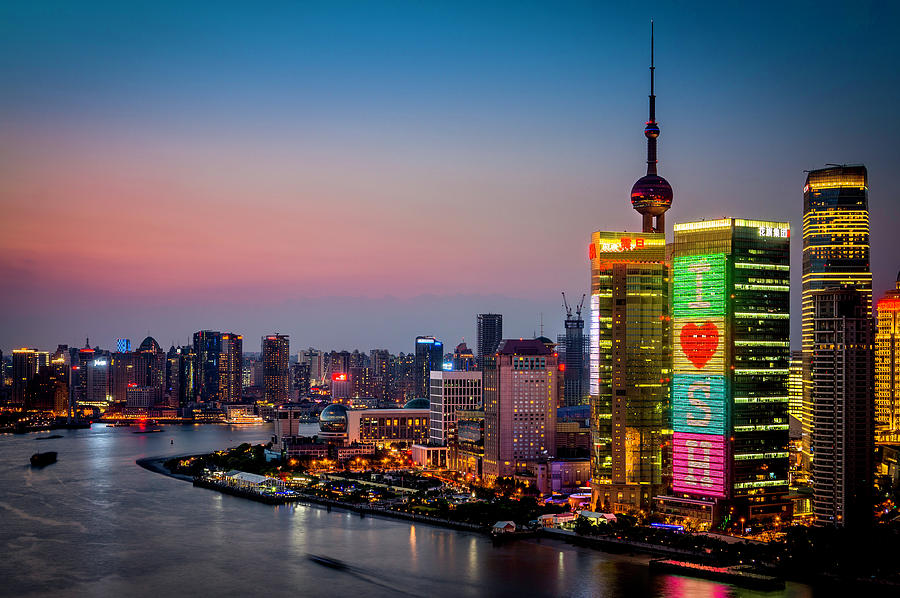 We Love Shanghai Photograph by Photographer - Rob Smith