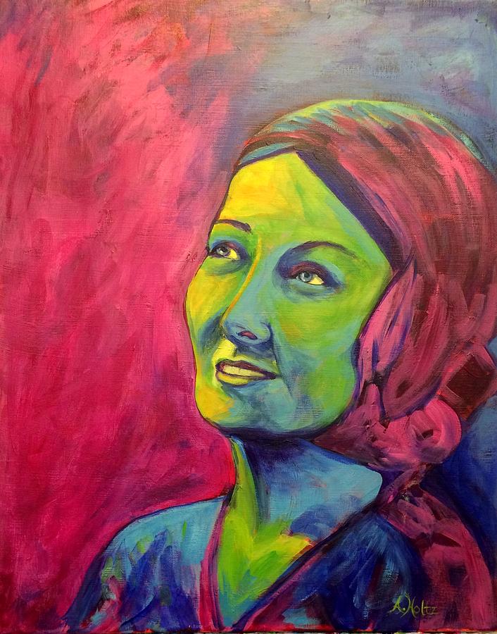 Portrait Painting - We Only Have Today by Arlene Holtz