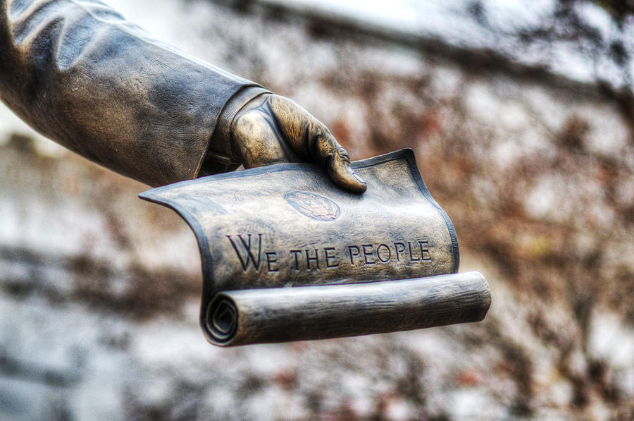 Sam Rayburn Photograph - We The People by Lisa Moore