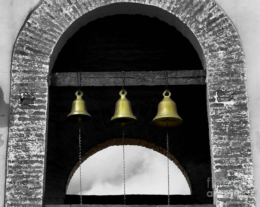 Architecture Photograph - We Three Bells by Al Bourassa