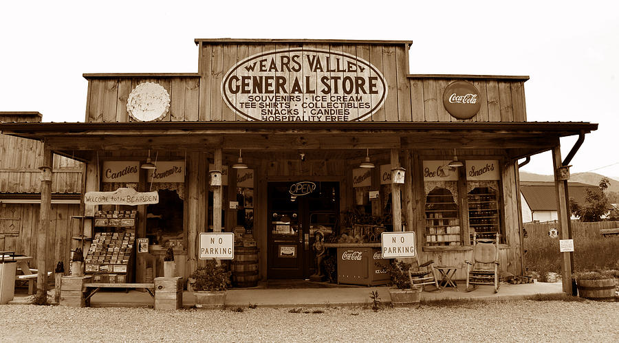 Vintage Photograph - Wears Valley General Store by David Lee Thompson