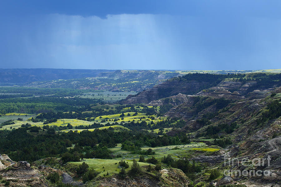 Weather Over the Badlands Photograph by Marty Fancy