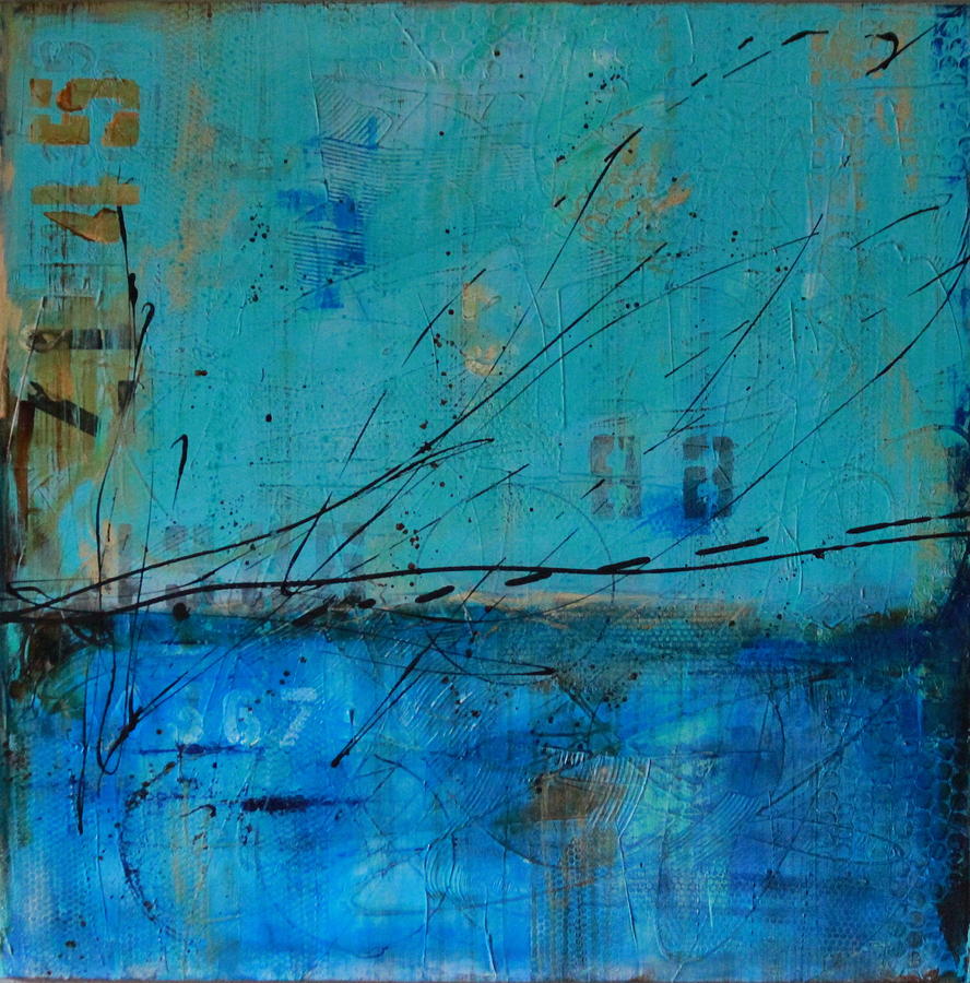 Weathered #5 Painting by Lauren Petit