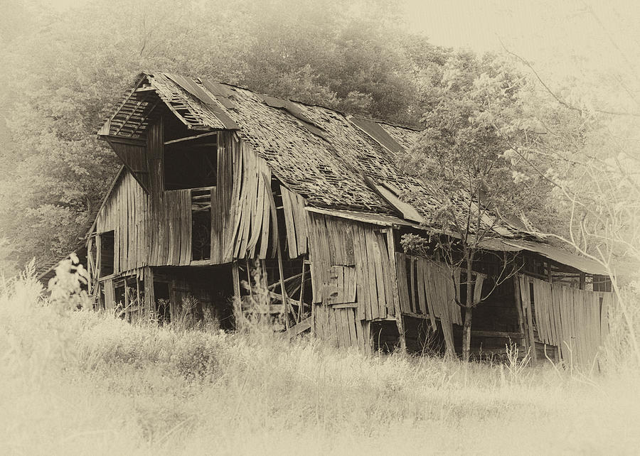 Weathered Barn  Photograph by Harold Rau