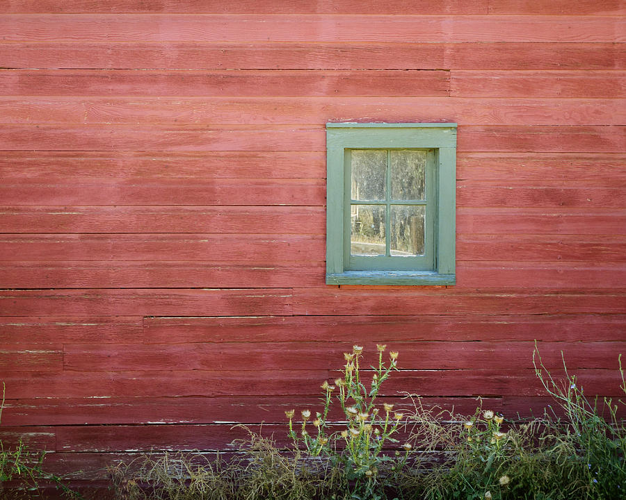 Weathered Barn Window Photograph by Ann Powell