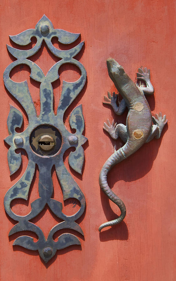 Weathered Brass Door Handle of Medieval Europe Photograph by David Letts