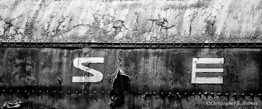 Weathered - BW Photograph by Christopher Holmes