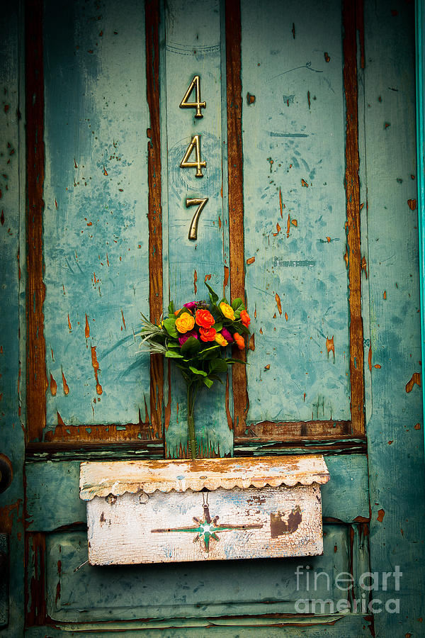 Door Photograph - Weathered Door by Patty Descalzi