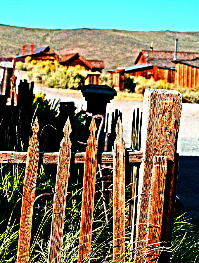 weathered fence in Bodie Photograph by Joseph Coulombe