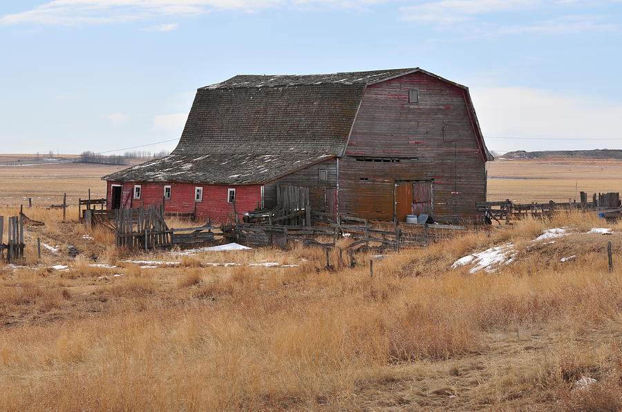 Barn Photograph - Weathered in Time by Ken Wilson