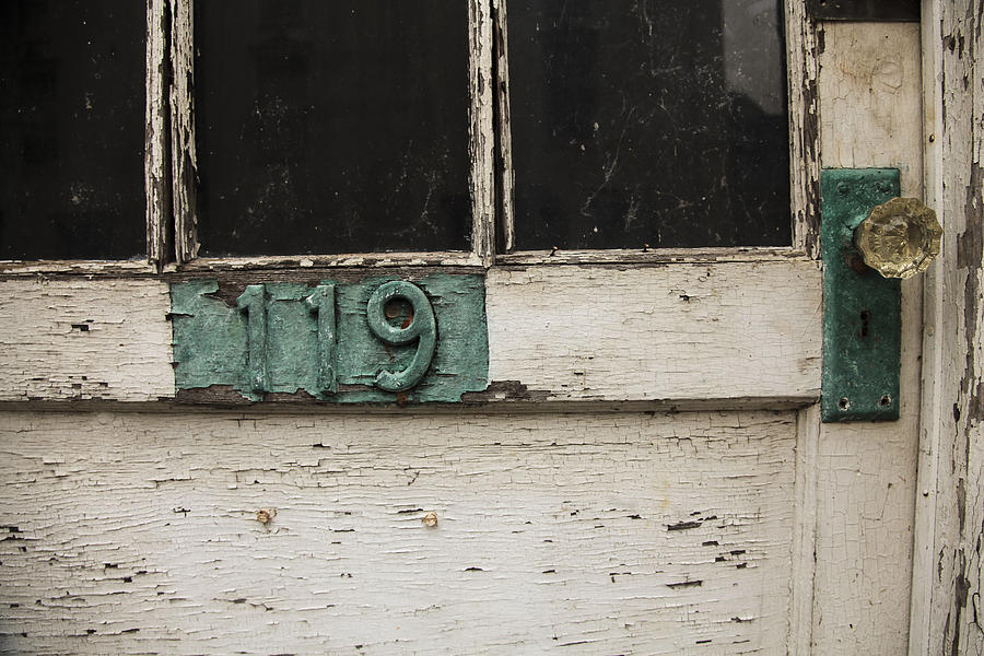 Weathered old door Photograph by Steve Gravano