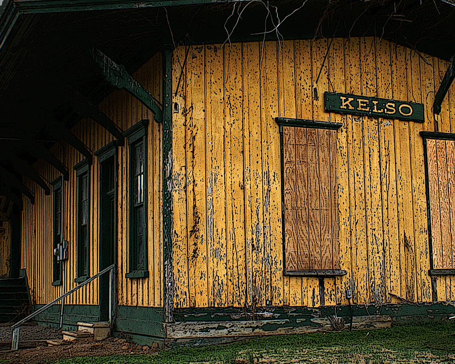 Weathered Train Depot Photograph by TnBackroadsPhotos 