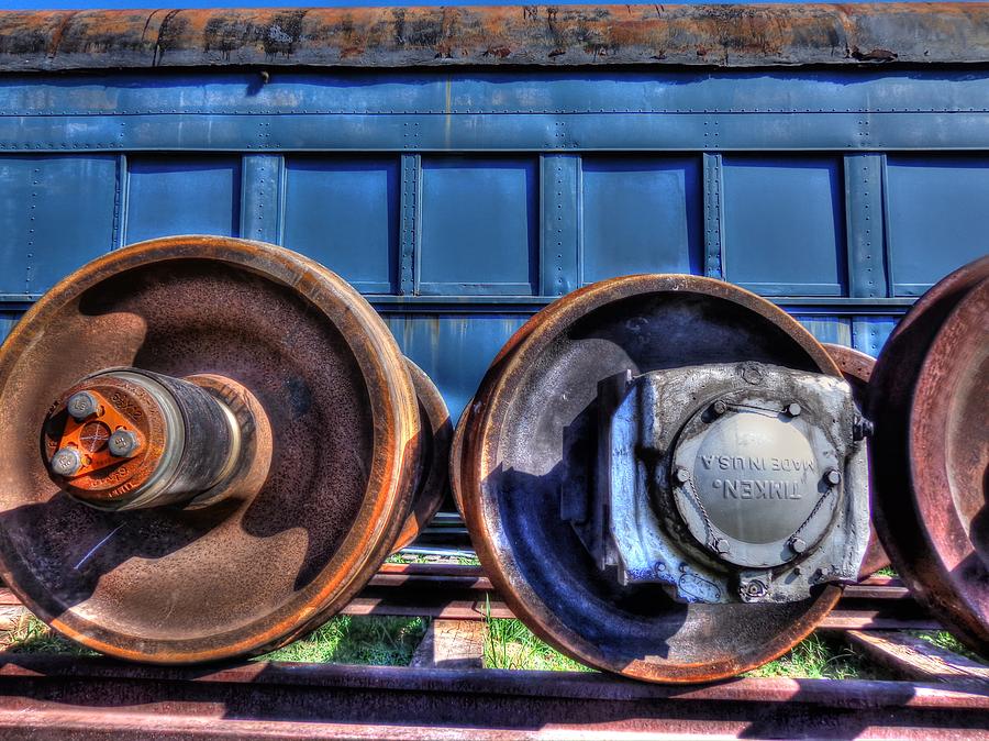 Weathered Train Wheels Photograph by Micah Goff