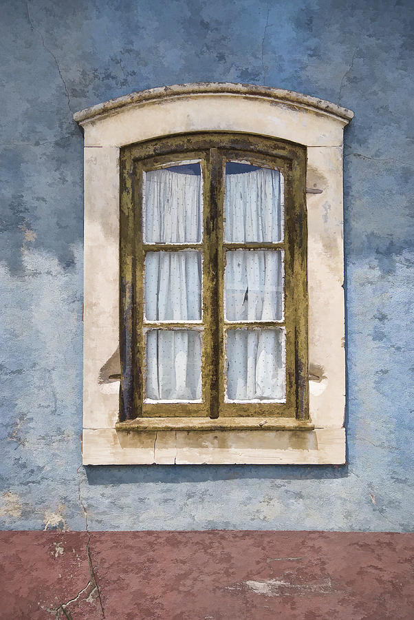 Weathered Window of Old World Europe Photograph by David Letts