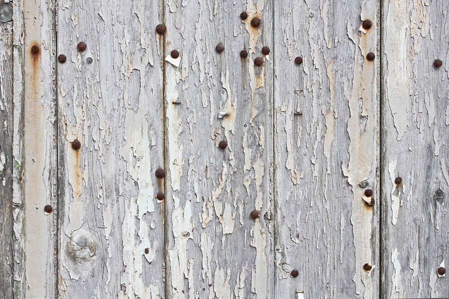 Pattern Photograph - Weathered wood by Tom Gowanlock
