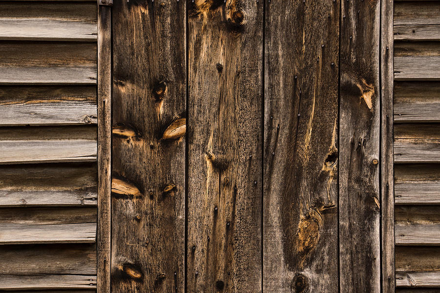 Weathered Wooden Abstracts - Take Two Photograph by Georgia Mizuleva