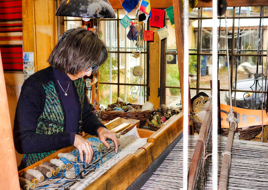 Weaving Perfection in Chimayo Photograph by Robert Meyers-Lussier