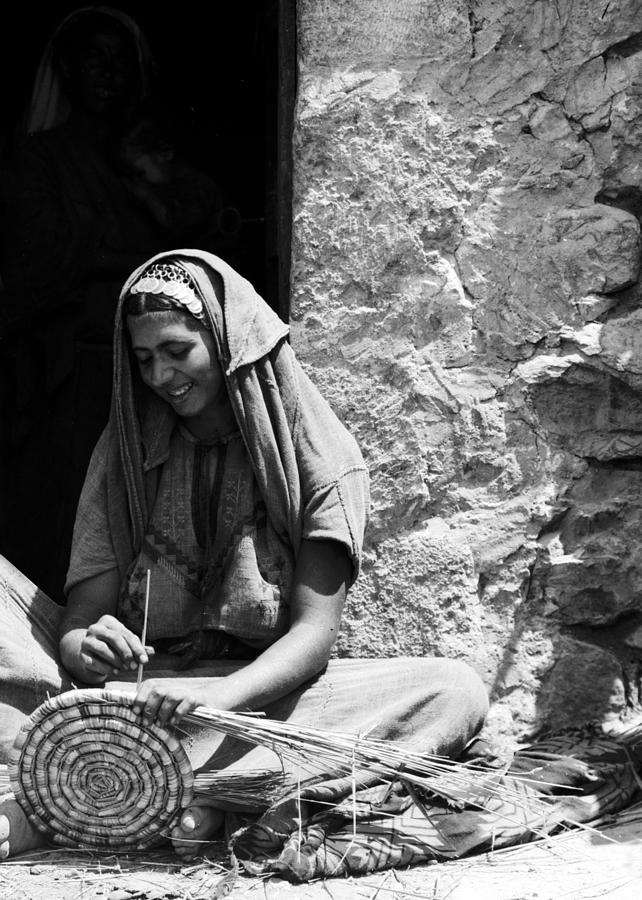 Weaving Reed Baskets Photograph by Munir Alawi
