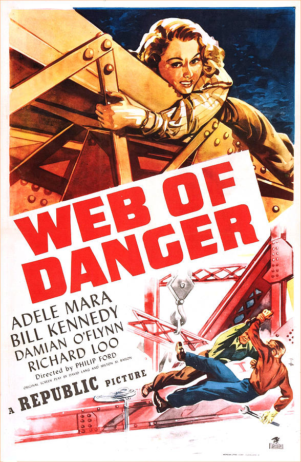 Web Of Danger, Us Poster, Adele Mara Photograph by Everett Web Of Danger, Us Poster, Adele Mara Photograph by Everett