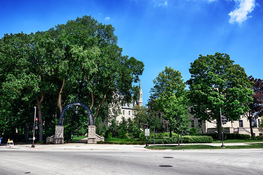 Weber Arch, Northwestern University, Evanston, Illinois Photograph by Stevegeer