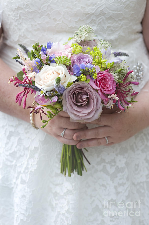 Wedding Bouquet Photograph by Lee Avison