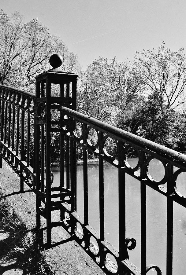 Trenton Photograph - Wedding Bridge in Black and White by Daniel Thompson