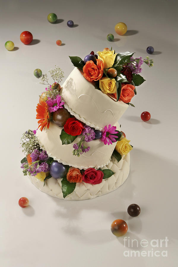 Wedding Cake Photograph by Rotem Studio