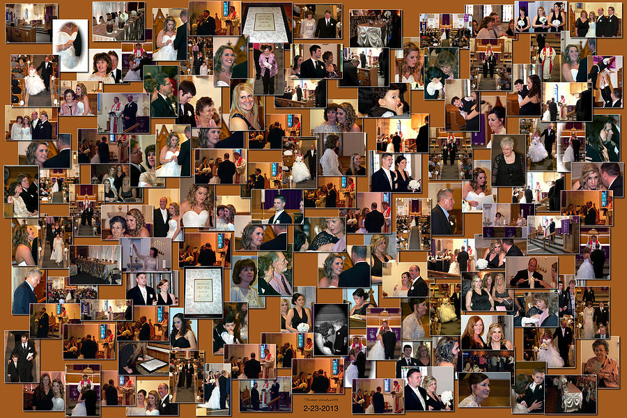 Wedding Collage Photograph by Thomas Woolworth