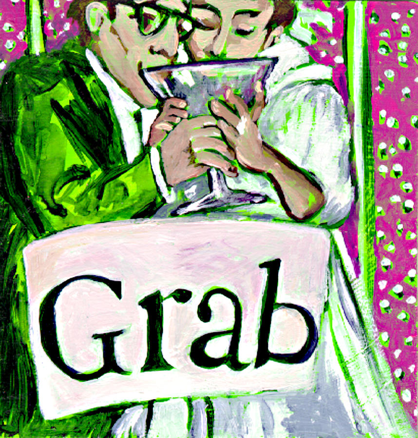 Wedding couple toast Painting by Tilly Strauss