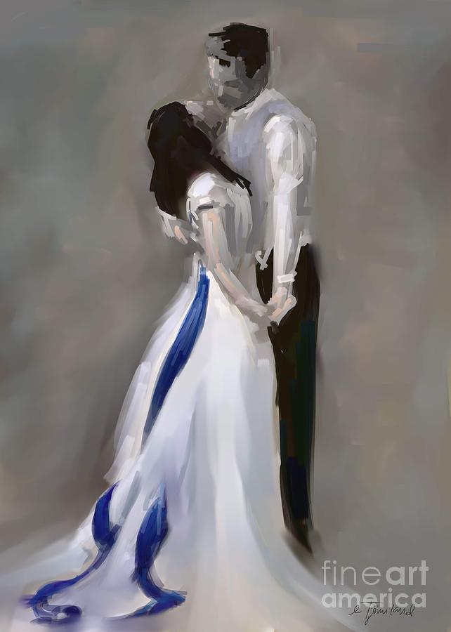 Wedding Dance Painting by Emily Tjomsland - Fine Art America