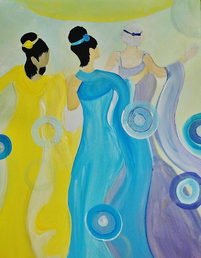 Wedding Dance Painting by Kelly M Turner